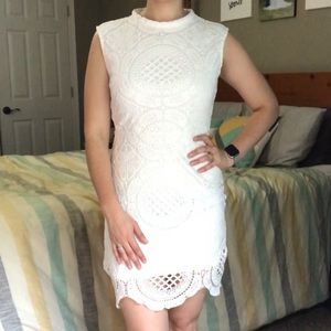 Crochet lace dress